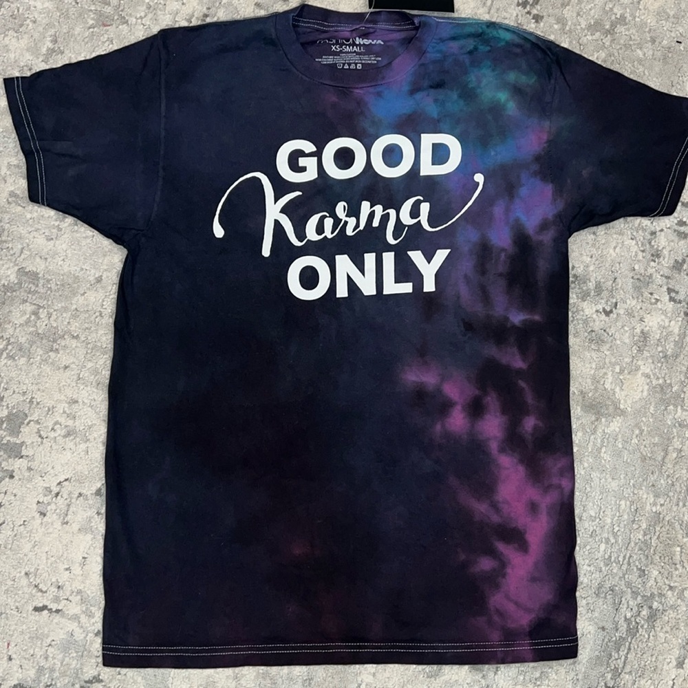 Oversized Good Karma Only Shirt Size XSmall Brand New